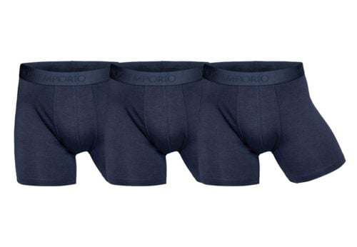 PANOS EMPORIO 3PK BASE BAMBOO BOXER NAVY