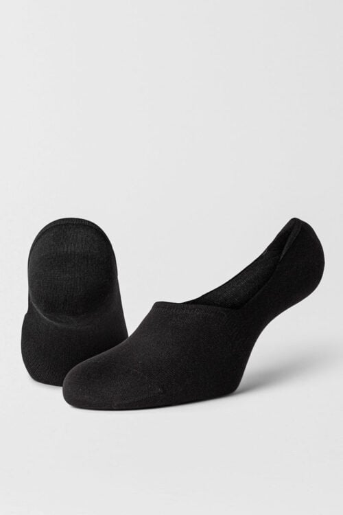 2PK Runar Cotton No-Show Sock - Svart