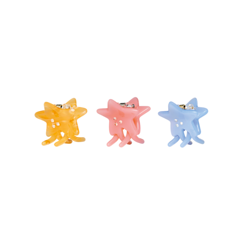 Mini Stars Hårklyper - Flerfarget