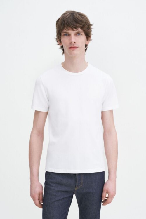 Stretch Cotton Tee - Hvit