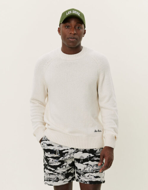 Brad Roundneck Knit - Off-white