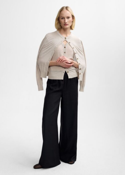 Daisy Merino Cardigan - Sand