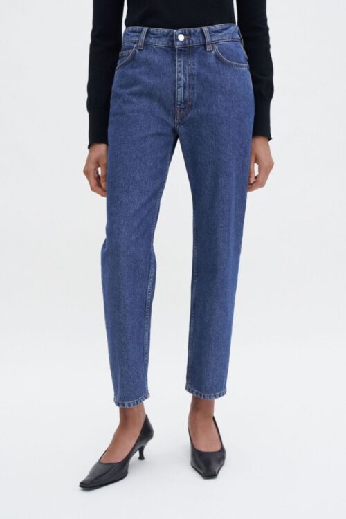 Tapered Jeans - Mellomblå