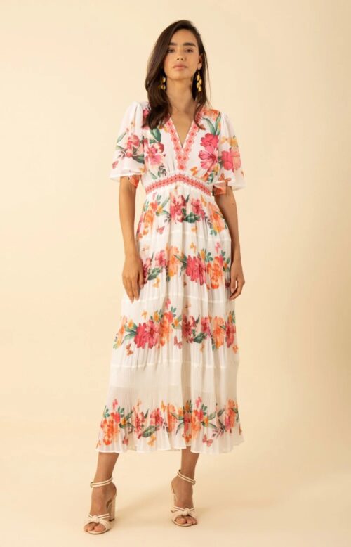 ANGIE  LONG DRESS - Blomstrete
