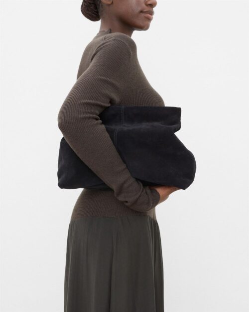 Clay Clutch Suede - Svart