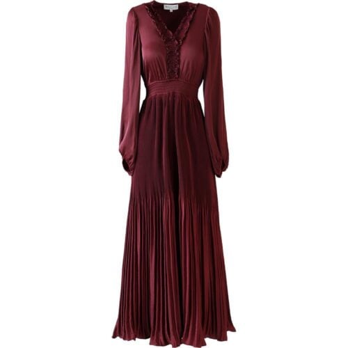 ALISSON SOLID DRESS - Vinrød