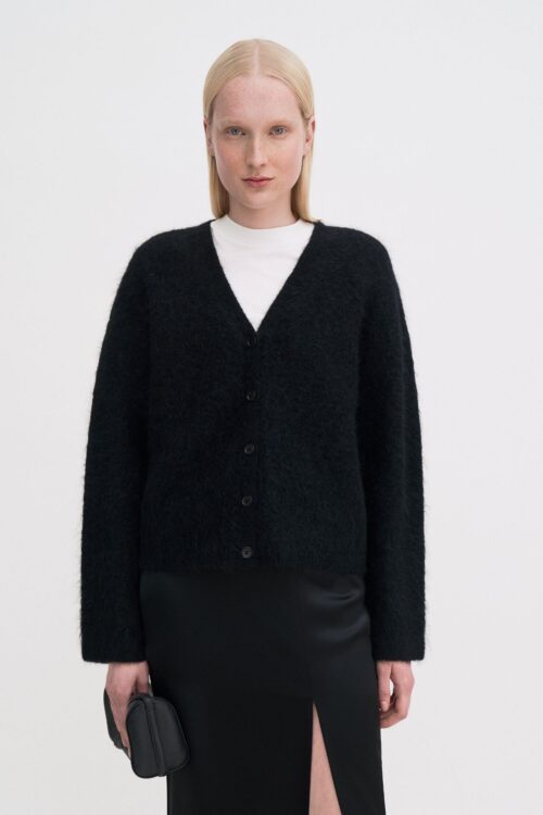Fluffy Cardigan - Sort