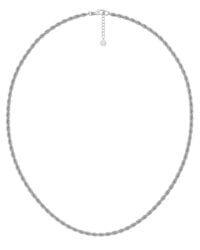ROPE CHAIN NECKLACE - Sølv