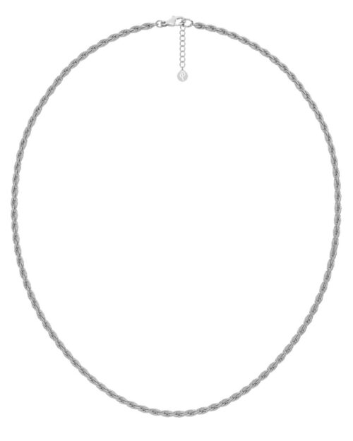 ROPE CHAIN NECKLACE - Sølv