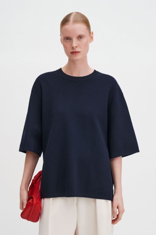Milano Knit T-shirt - Marine