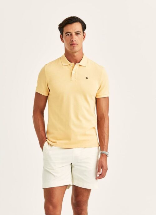 NEW PIQUÉ POLOSKJORTE - ORANSJE