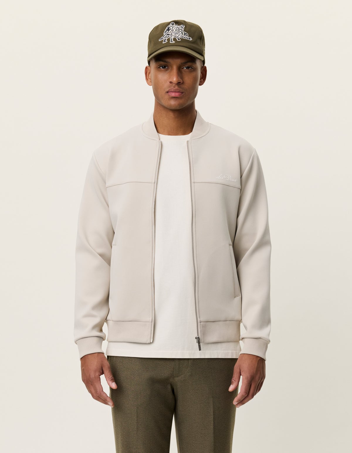 Ballier Crew Bomber Jacket - Sand